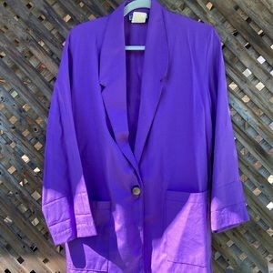 Vintage purple blazer